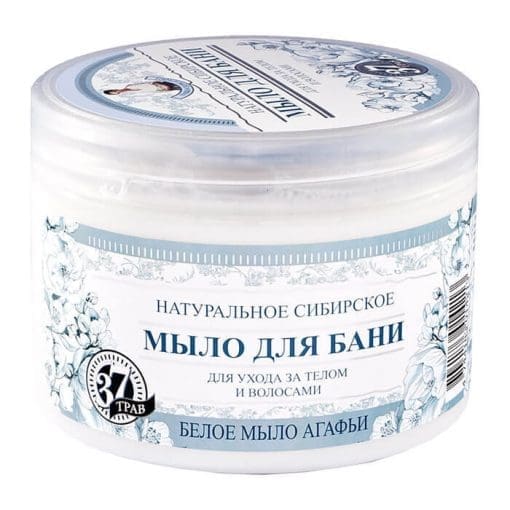 Babuszka Agafia naturalne biale mydlo 500m