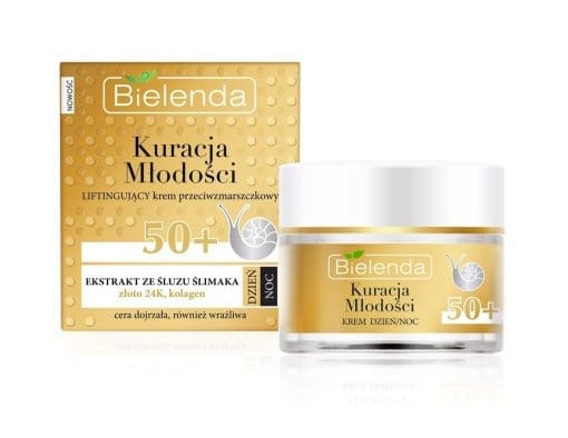Bielenda Kuracja Młodości Liftingujący krem przeciwzmarszczkowy 50+ dzień/ noc - 50ml