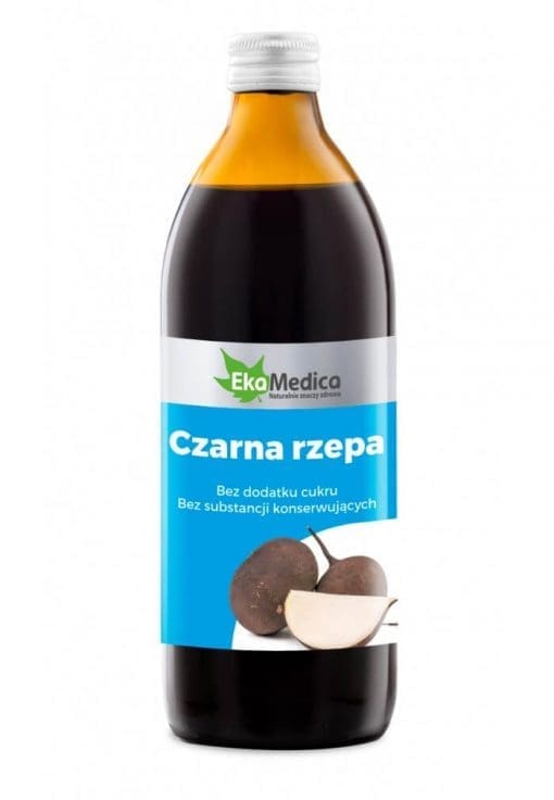 EkaMedica Czarna Rzepa sok pasteryzowany 500 ml
