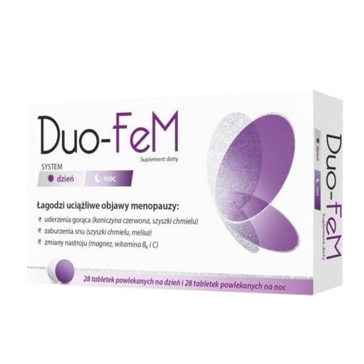 Duo-Fem system dzień i noc 2x 28 tabletek
