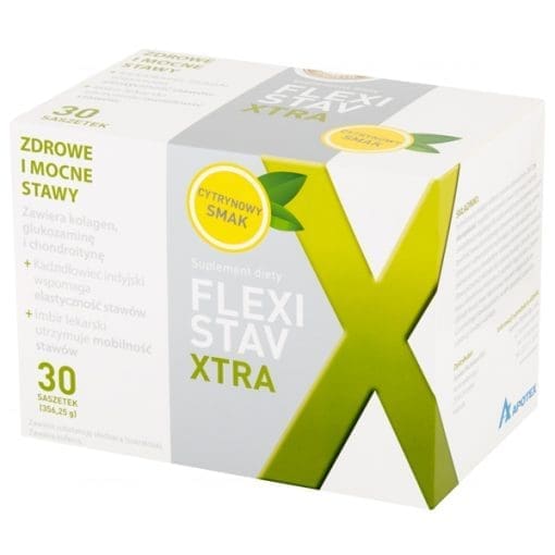 FlexiStav Xtra smak porzeczkowo-żurawinowym 30 saszetek