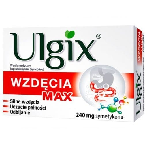 Ulgix Wzdęcia Max 240mg -  30kapsułek miękkich