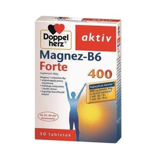 Doppelherz Aktiv Magnez-B6 Forte 400 30 tabletek