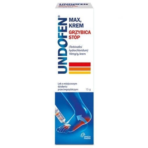 Undofen Max Krem 10mg/g krem przeciwgrzybiczy - 15g