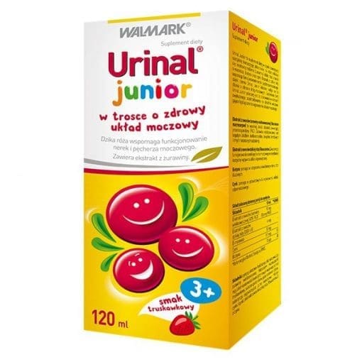 Urinal Junior płyn doustny smak truskawkowy - 120ml