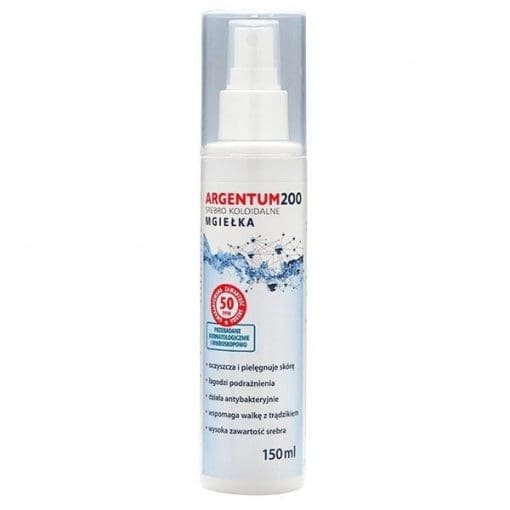 Aura Herbals Argentum200 Srebro Koloidalne 50 ppm aerozol 150 ml