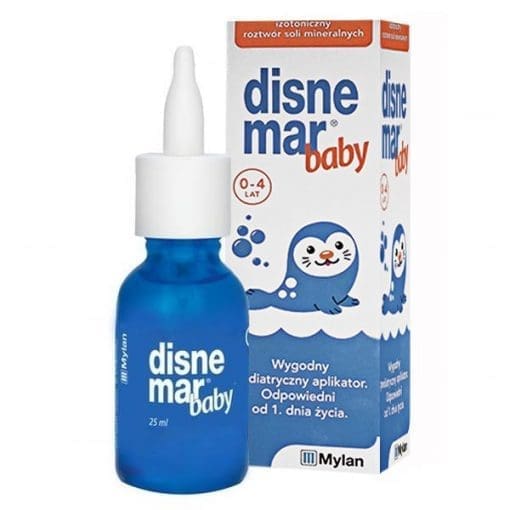 Disnemar Baby woda morska w aerozolu do nosa dla dzieci 25 ml