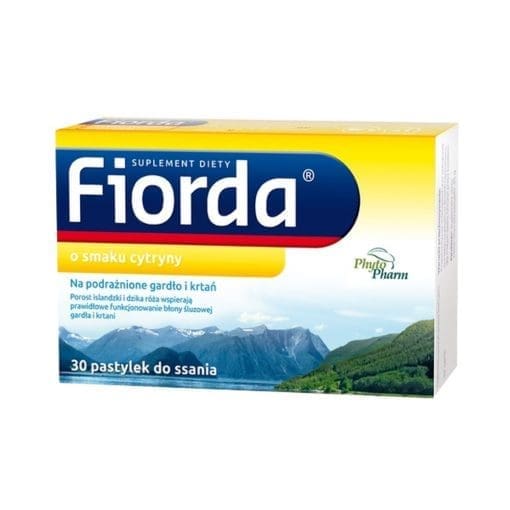 Fiorda o smaku cytryny 30 pastylek