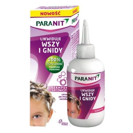 Paranit szampon leczniczy likwidujący wszy i gnidy - 100ml